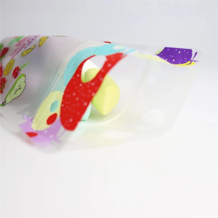 Customizable Self-supporting Food Transparent Color Packaging Bag