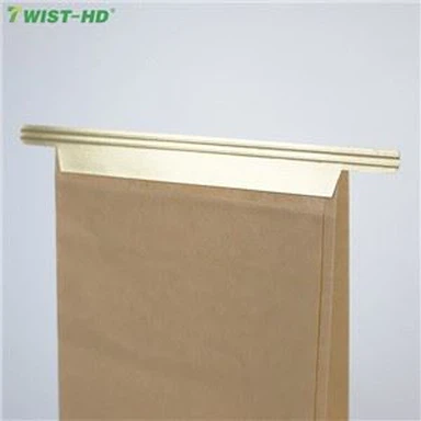 Cravatte in latta adesive in oro opaco